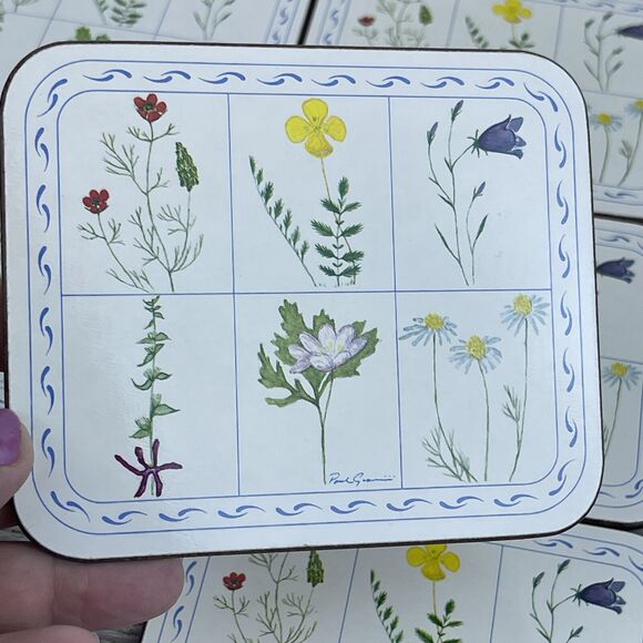 Jason Designer Collection Coasters (6) Flower Box Pattern New Zealand Vi… - Picture 7 of 12